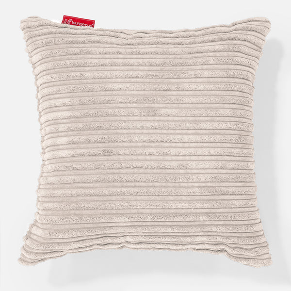 Scatter Cushion 47 x 47cm - Cord Ivory 01