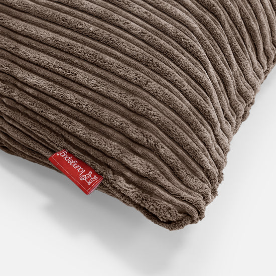 Scatter Cushion 47 x 47cm - Cord Mocha Brown 03