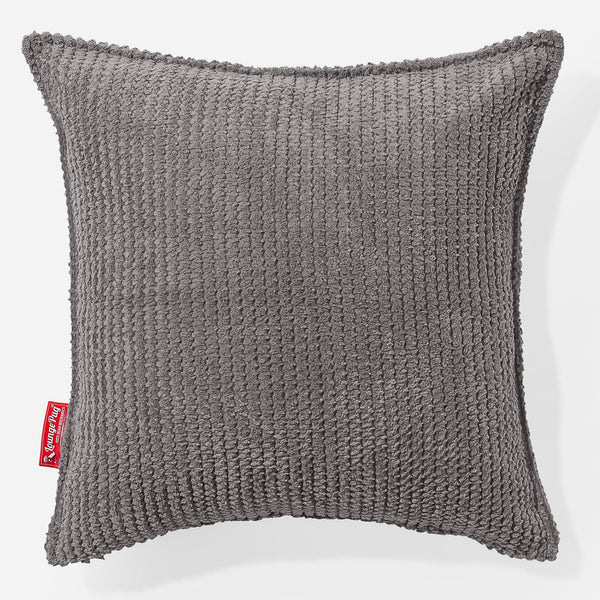 Scatter Cushion 47 x 47cm - Pom Pom Charcoal Grey 01
