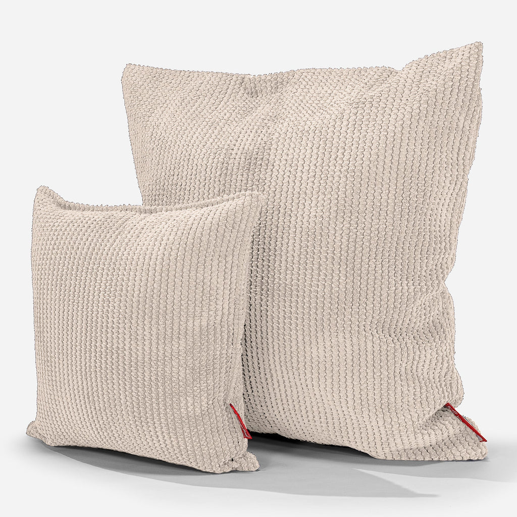 Scatter Cushion 47 x 47cm - Pom Pom Ivory 02