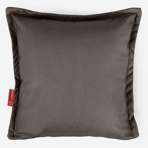 Scatter Cushion Cover 47 x 47cm - Vegan Leather Grey 01