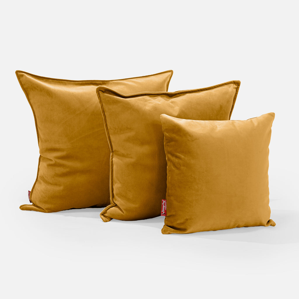 Scatter Cushion 47 x 47cm - Velvet Gold 02
