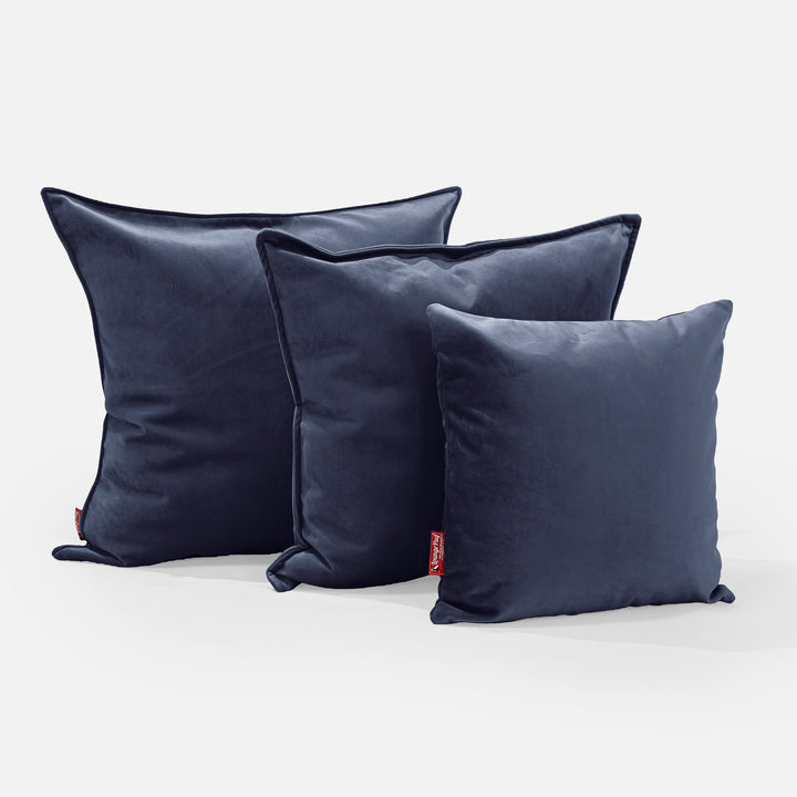 Scatter Cushion 47 x 47cm - Velvet Midnight Blue 02