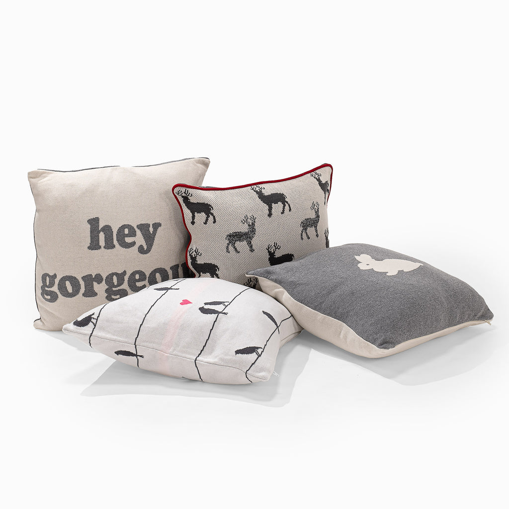 Scatter Cushion 45 x 45cm - 100% Cotton Stag 05