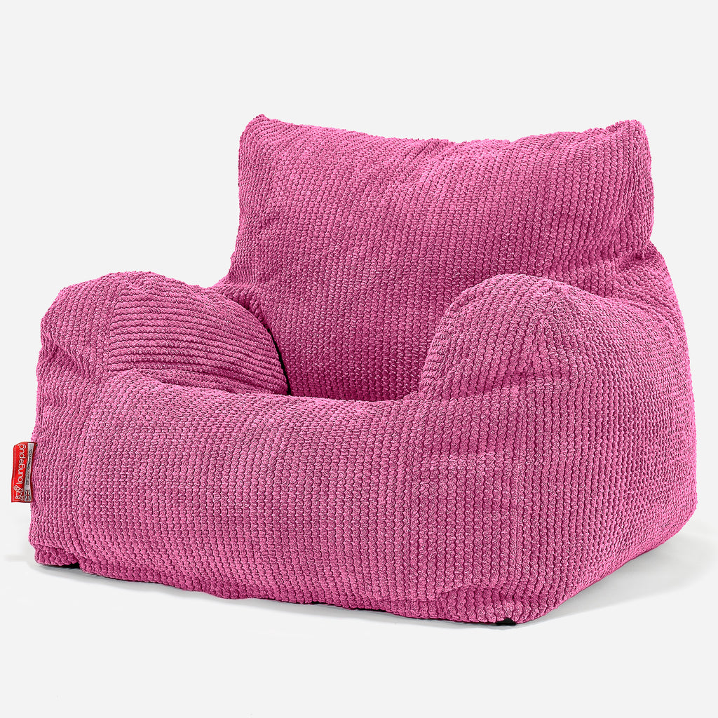 Teens Bean Bag Armchair 6-14 yr - Pom Pom Pink 02