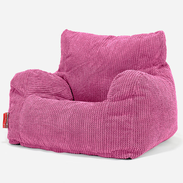 Teens Bean Bag Armchair 6-14 yr - Pom Pom Pink 01