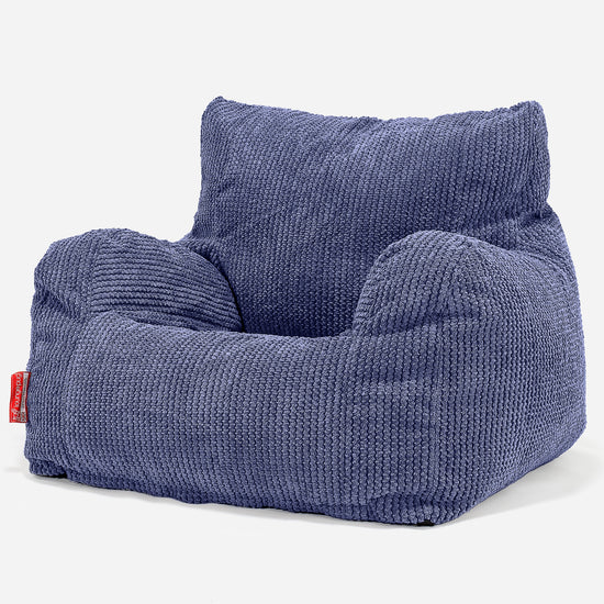 Teens Bean Bag Armchair 6-14 yr - Pom Pom Purple 02