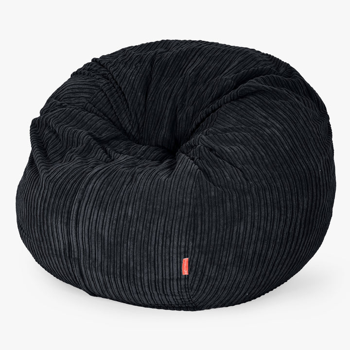 The Bean Bag Bed - Cord Black 01