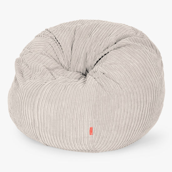 The Bean Bag Bed - Cord Ivory 01