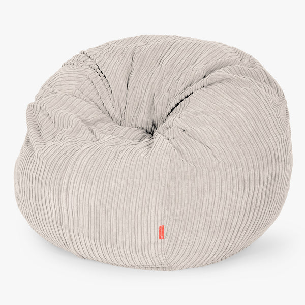 The Bean Bag Bed - Cord Ivory 01