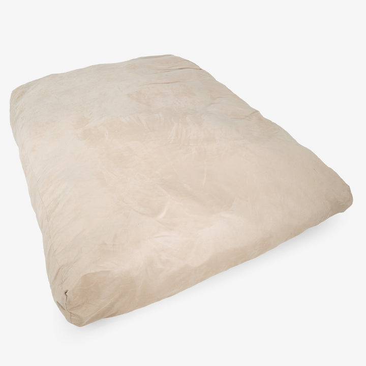 The Bean Bag Bed - Cord Ivory 02