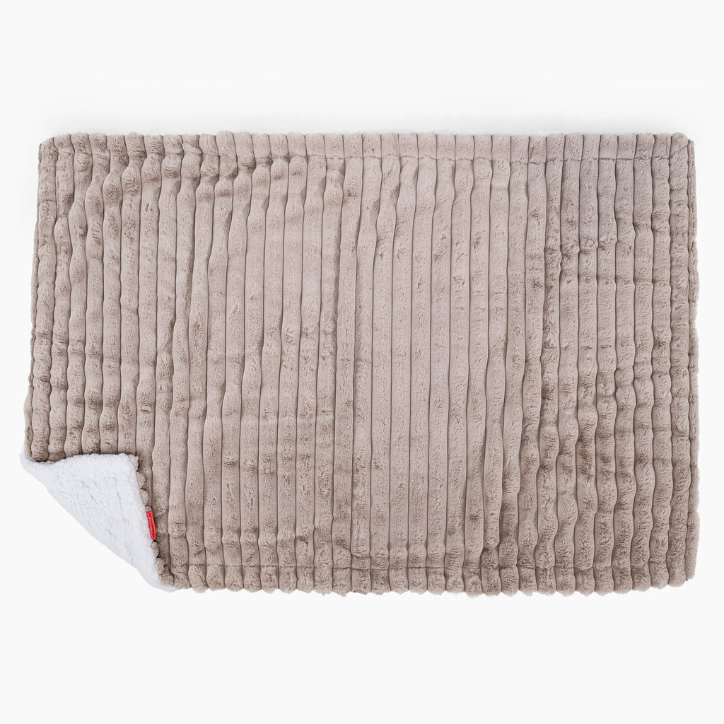 Sherpa Throw / Blanket - Ultra Plush Cord Minky 03
