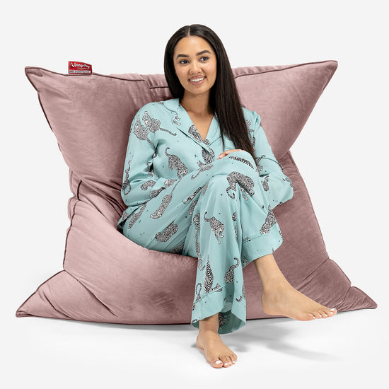 XL Pillow Beanbag - Velvet Rose Pink 01