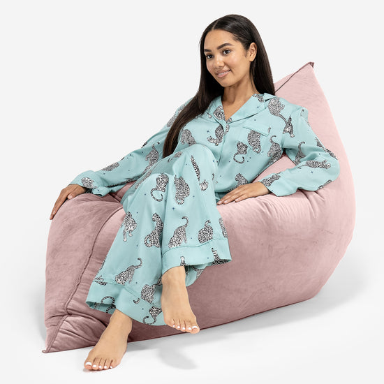 XL Pillow Beanbag - Velvet Rose Pink 04
