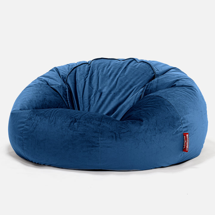 Classic Sofa Bean Bag - Velvet Midnight Blue 01