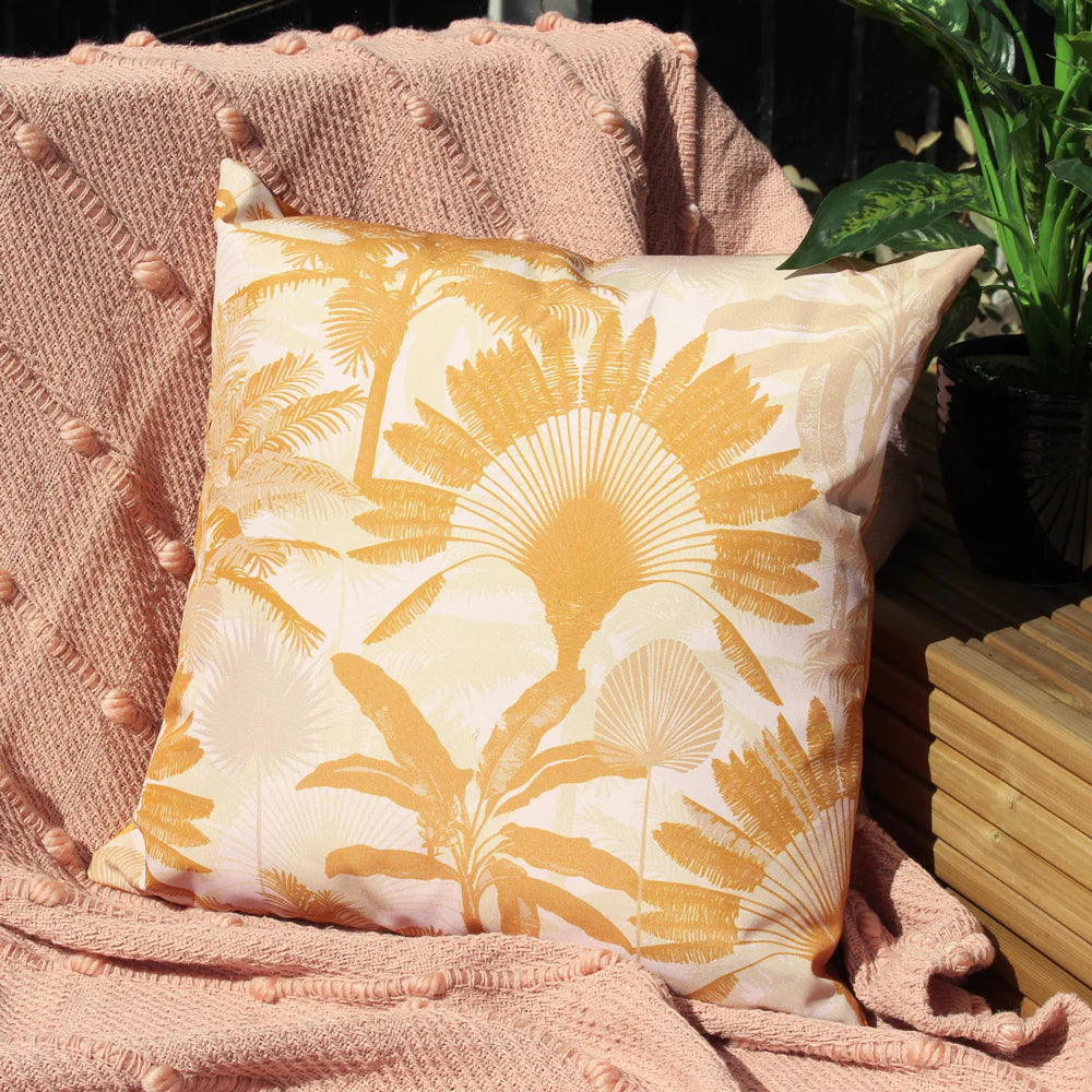 Outdoor Scatter Cushion Cover 43 x 43cm - Palm Print 04