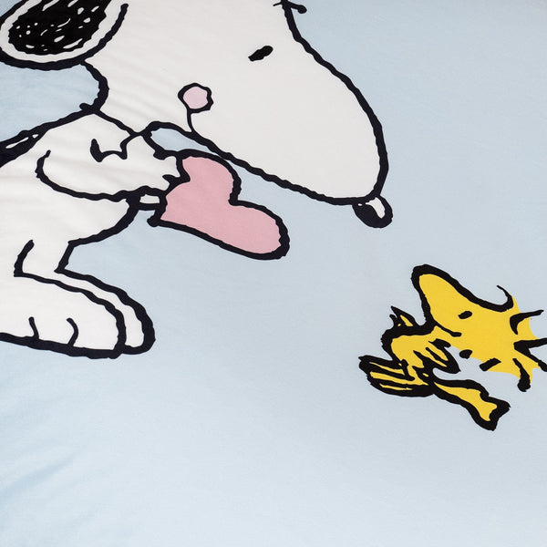 Snoopy Flexforma Junior Children's Bean Bag Chair 2-14 yr - Hug Fabric Close-up Image