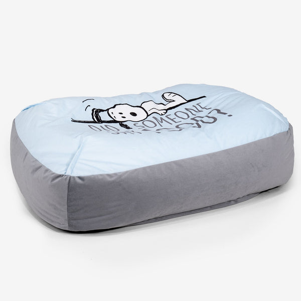 Snoopy Sloucher Large Dog Bed - Hungry 01