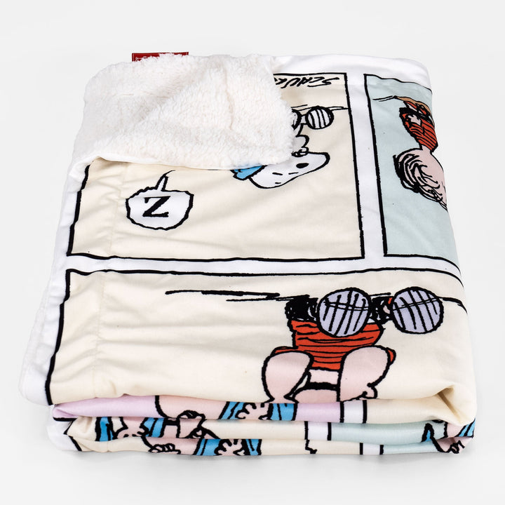 Snoopy Fleece Throw / Blanket - Comic Strip 02