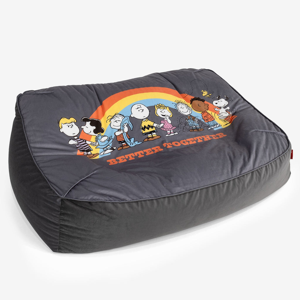 Snoopy Sloucher Bean Bag Sofa - Rainbow 01