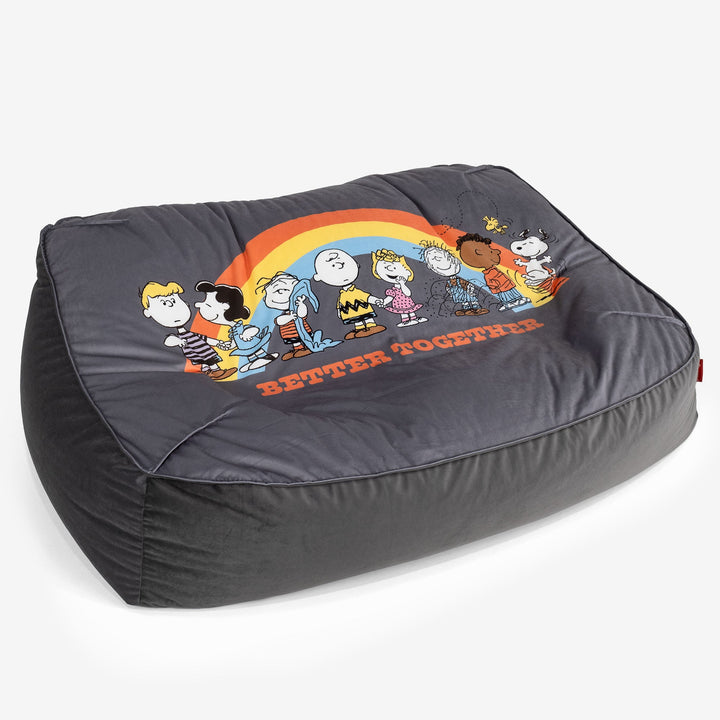 Snoopy Sloucher Bean Bag Sofa - Rainbow 01