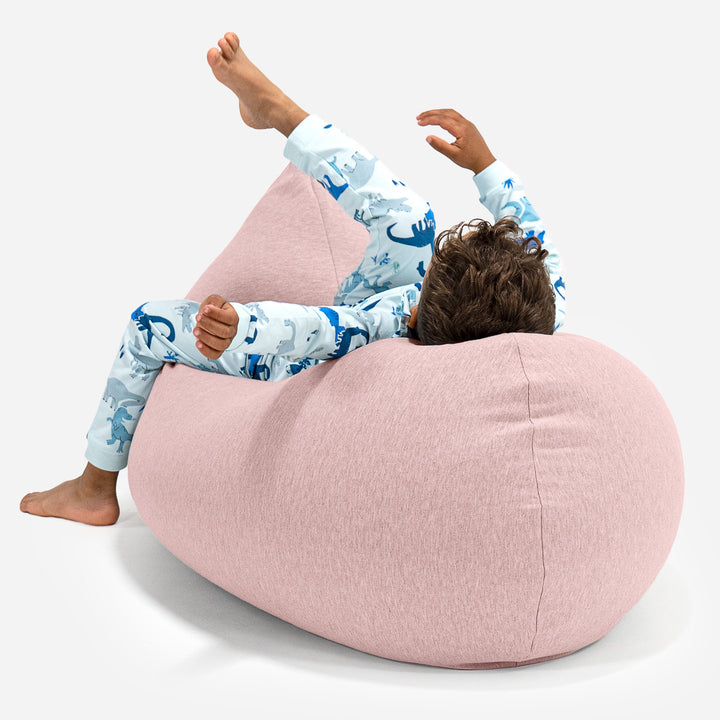 Children's Bean Bag Tall 2-6 yr - Stretchy Cotton Baby Pink 04
