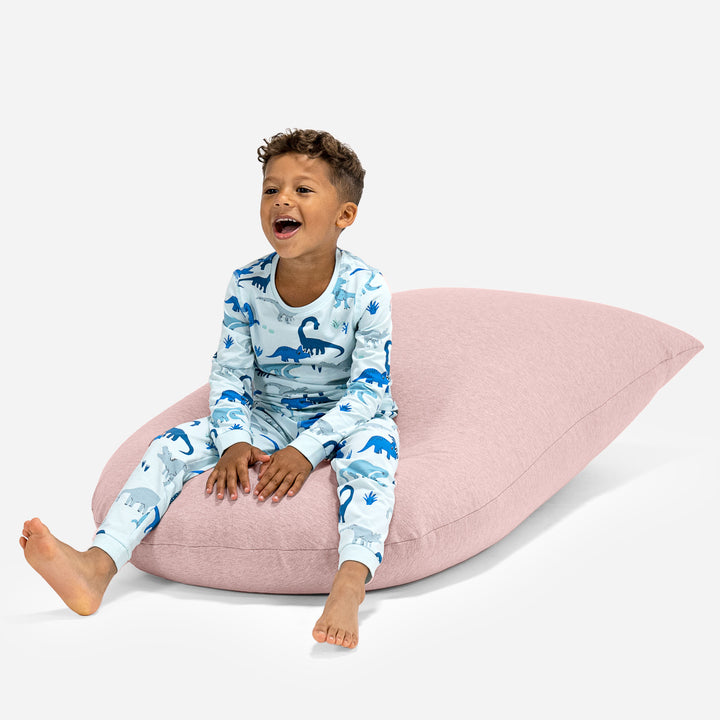 Children's Bean Bag Tall 2-6 yr - Stretchy Cotton Baby Pink 05