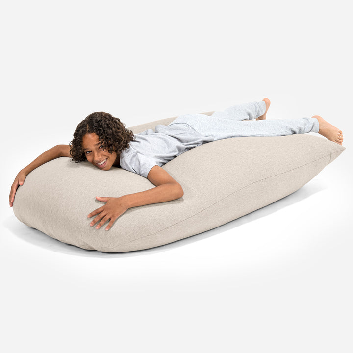 Grande XL Bean Bag - Stretchy Cotton Mink 04