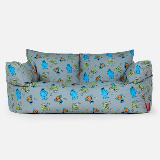 Printed Sofa Bean Bag - Cookie Monster & Oscar The Grouch 01