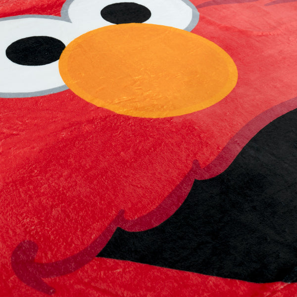 Classic Bean Bag Chair - Elmo Fabric Close-up Image