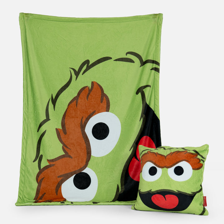Fleece Throw / Blanket - Oscar The Grouch 03