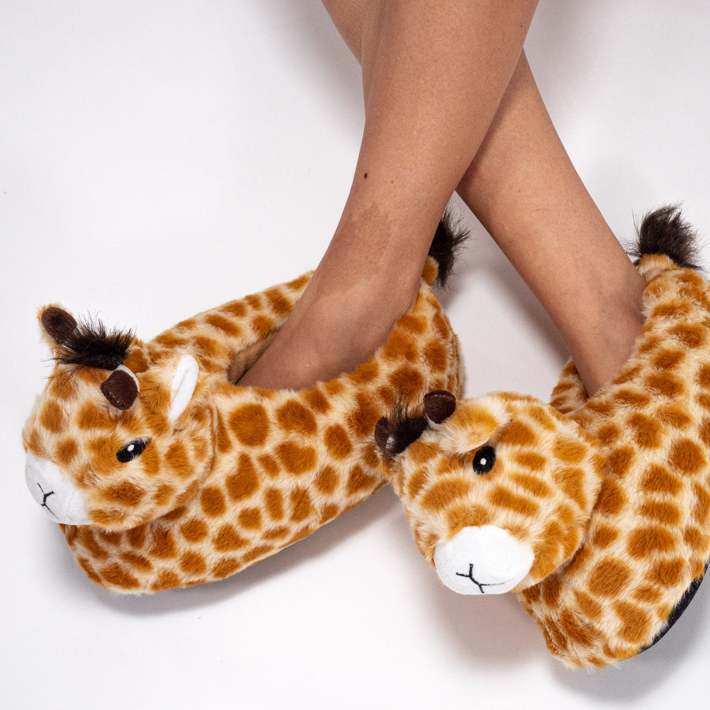 Women's Giraffe Novelty Slippers 02