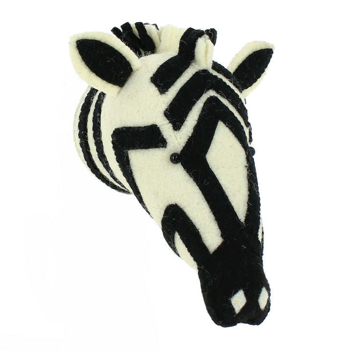 Mini Zebra Head Wall Mount 01