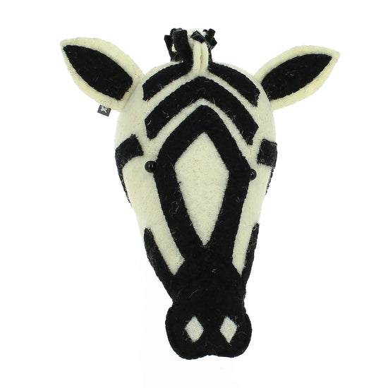 Mini Zebra Head Wall Mount 02