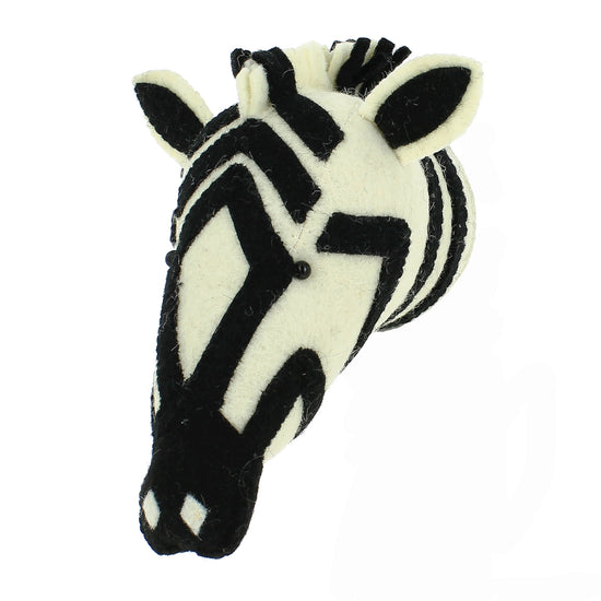 Mini Zebra Head Wall Mount 03